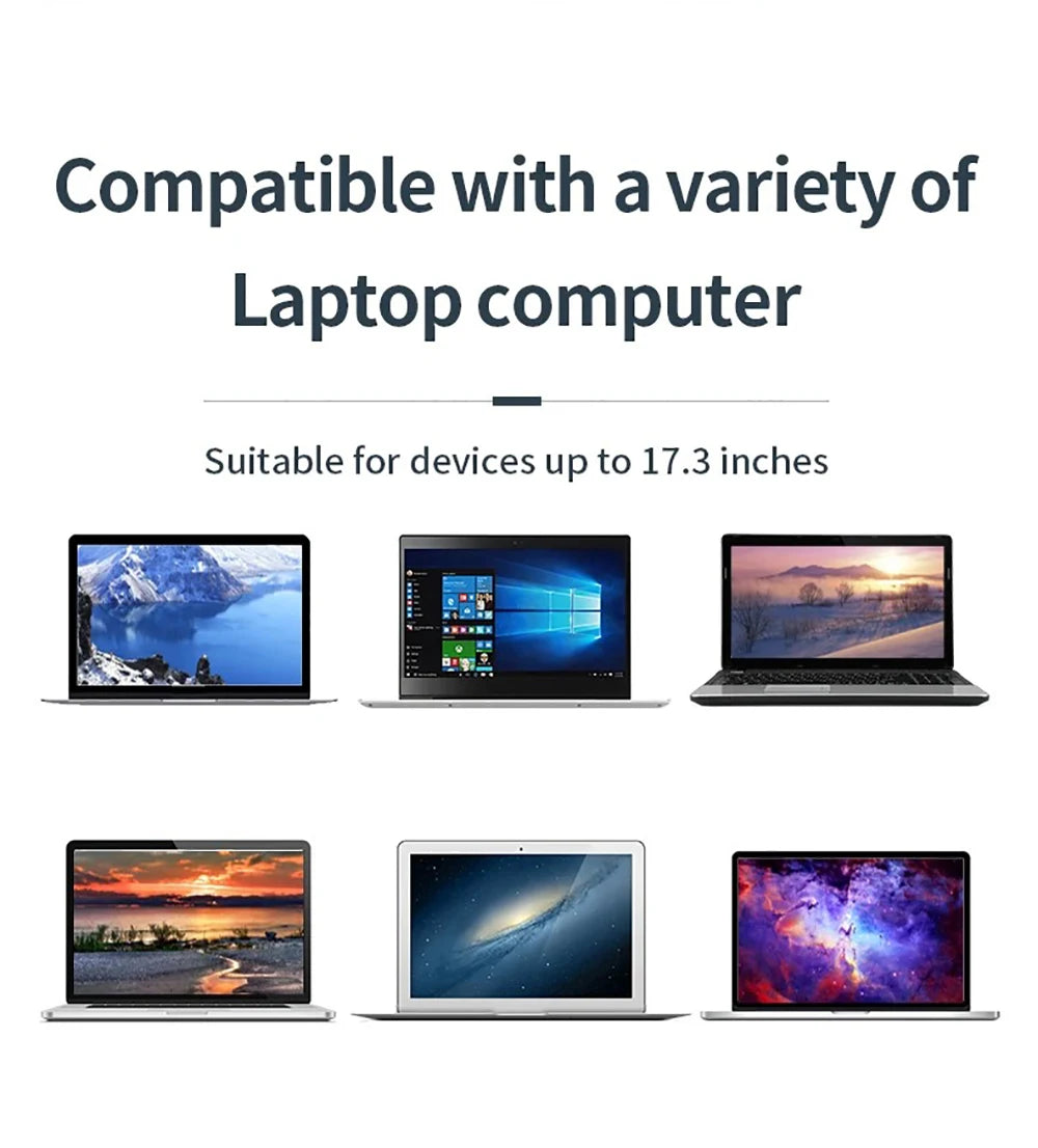 Aluminum Alloy Laptop Stand for Macbook Double Layer Adjustable Portable Laptop Bracket Cooling Stand Foldable Notebook Holder