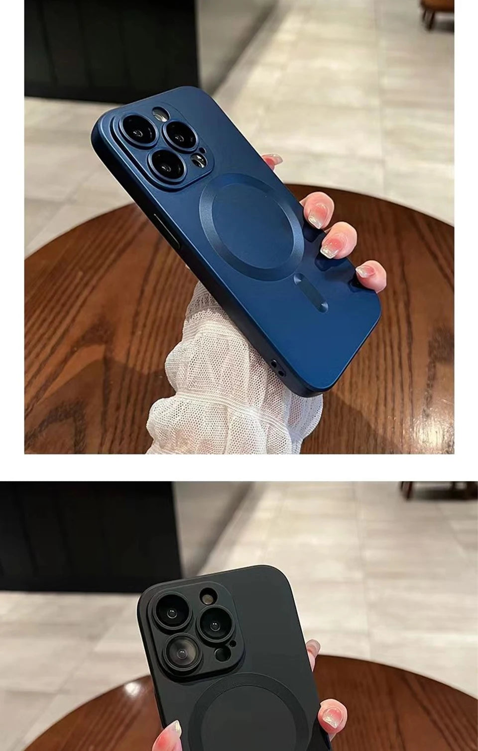 Original For Magsafe Magnetic Wireless Charge Case For iPhone 15 13 12 11 14 Pro Max Plus Silicone Shockproof Cover Accessories