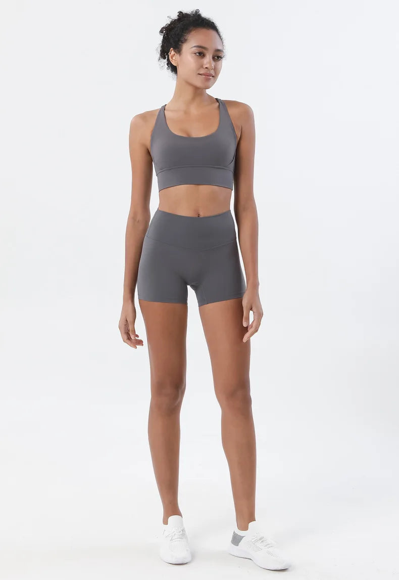 Womens Pants Outdoor Jogging Soft Leggings Woman Gym High Waist Cycling Fitness Sport Shorts Breathable Yoga Shorts Tights