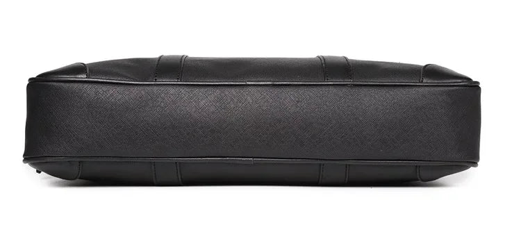 Simple Design Man Laptop Handbag Soft PU Leather Fashion Man Business Briefcase Messenger Bag Fashion Man Handbag