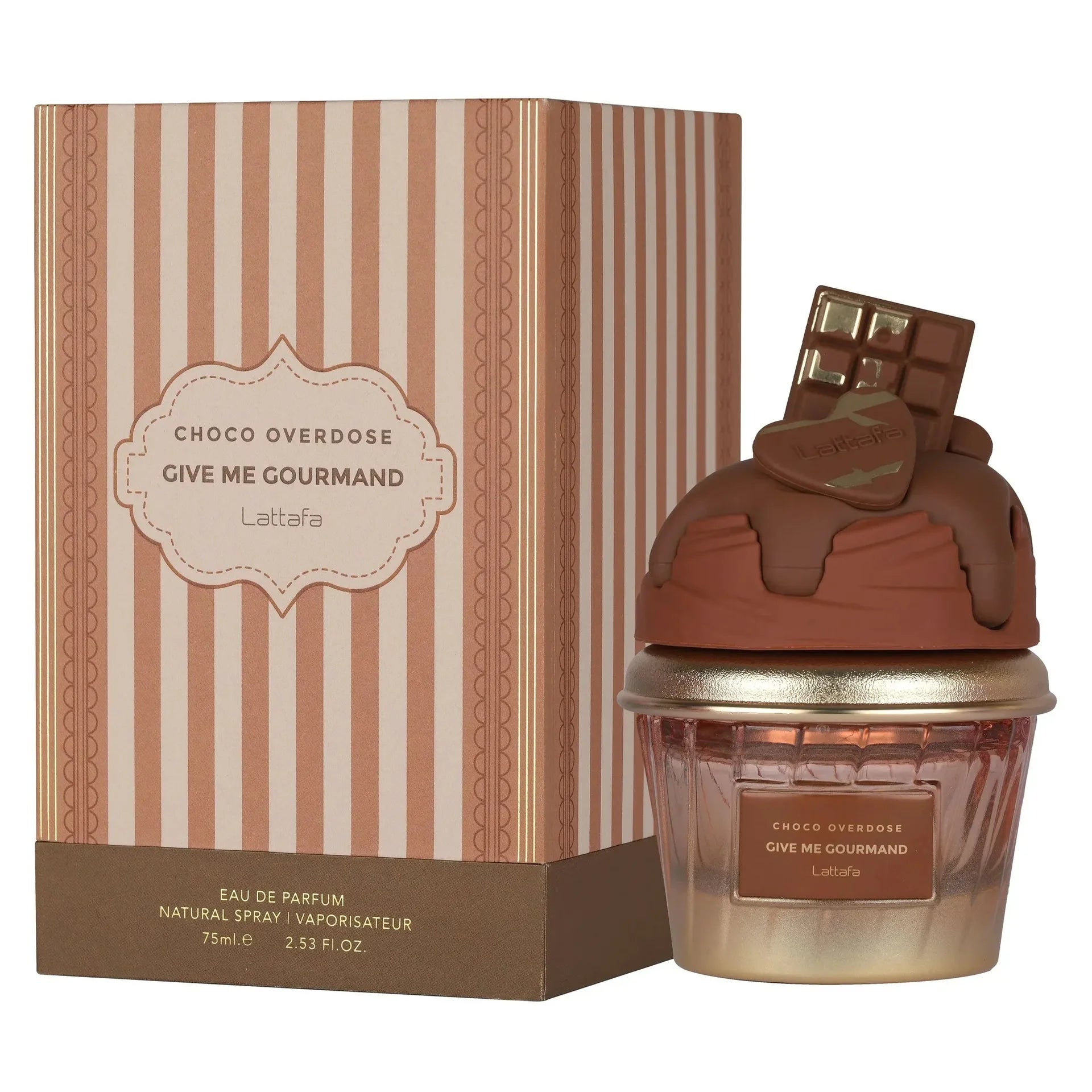 Eau de Parfum 75ml, Delicious Vanilla Caramel Accord, Gourmand Oriental Scent, Long Lasting Wear