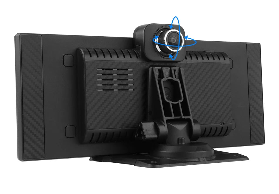 10/11.26 Inch 4K DVR Wireless CarPlay & Android Auto Dash Cam Bluetooth Audio GPS Navigation Dashboard Dual Lens Video Recorder