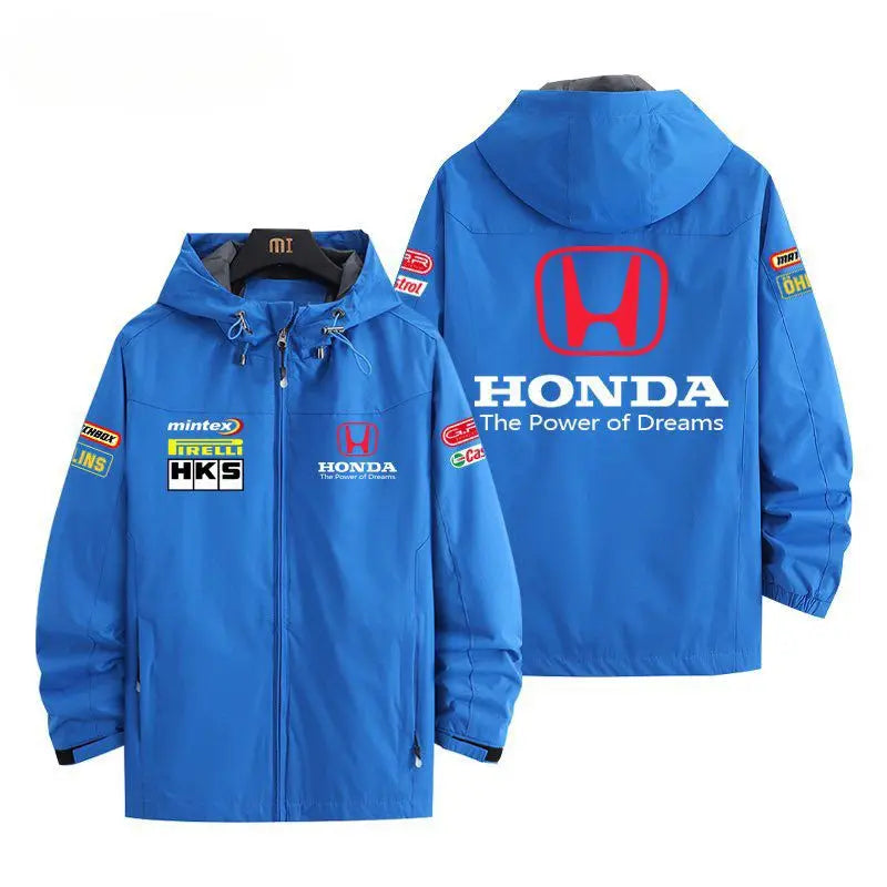 Honda joint coat, modified car racing suit, three in one windproof vest around the perimeter