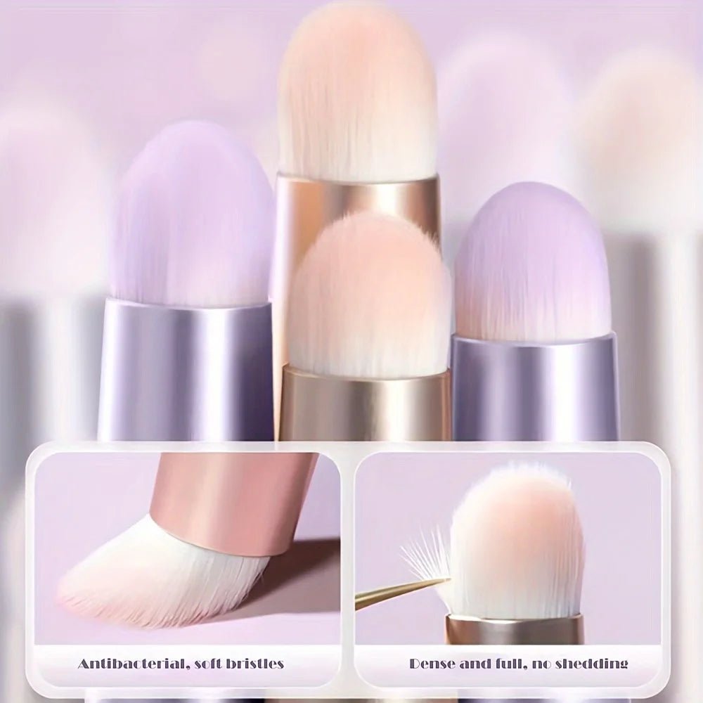 1 Lip Brush, Concealer Brush, Lip Gloss Brush, Concealer Brush With Cover, Makeup Tool Soft Brush Head To Make Lip Makeup.