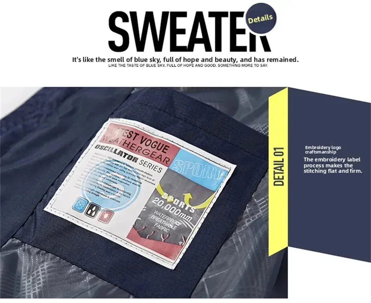 Racing team jacket with Kawasaki logo, men's waterproof and windproof sportswear, outdoor enthusiast jacket, fashionable jacket