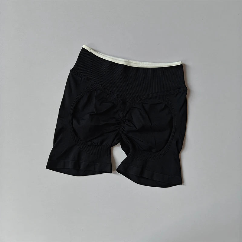 Gym Shorts Women Fitness Sports High Waisted Shorts Running High Waisted Yoga Shorts Workout Seamless Workout Tight