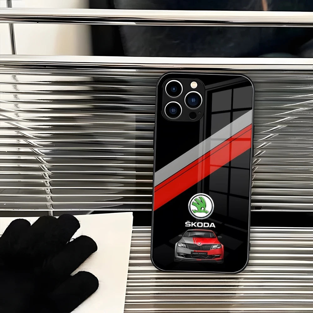 Super Car Design-Skodas Phone Case For IPhone 14 16 Pro 15 Max Plus Suitable For 28-38 13 12 11 X XR XS 8 7 6 MINI SE 2022 Gla