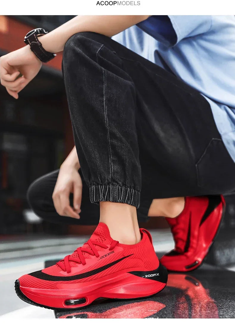 Air cushion Running Shoes Woman Trainer Race Breathable Couple Tenis Shose Unisex Sneakers FashionMen Sneakers zapatillas hombre