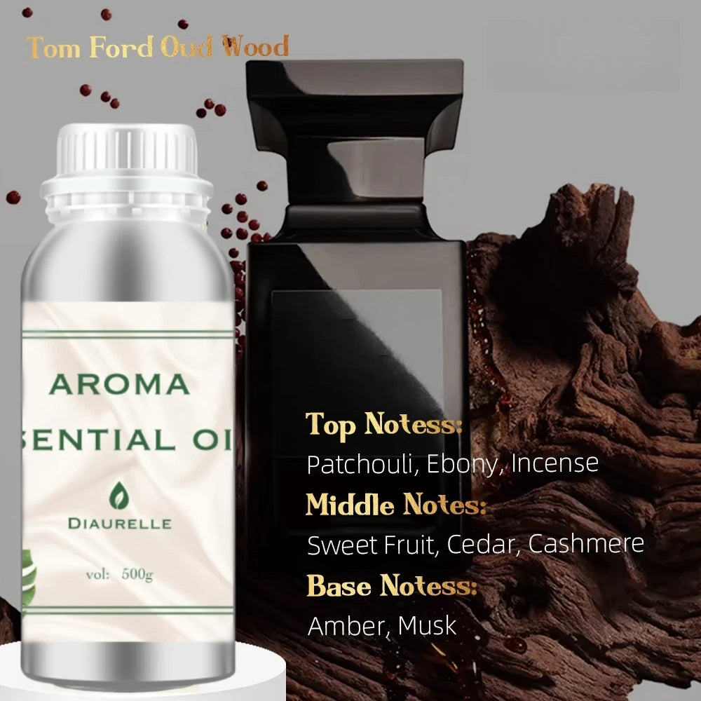 Aroma Diffuser Perfume Fragrance Oil Pure Scented Air Freshener Scent Diffusers Diaurelle 500ML Essential Oil Diffuser Natural