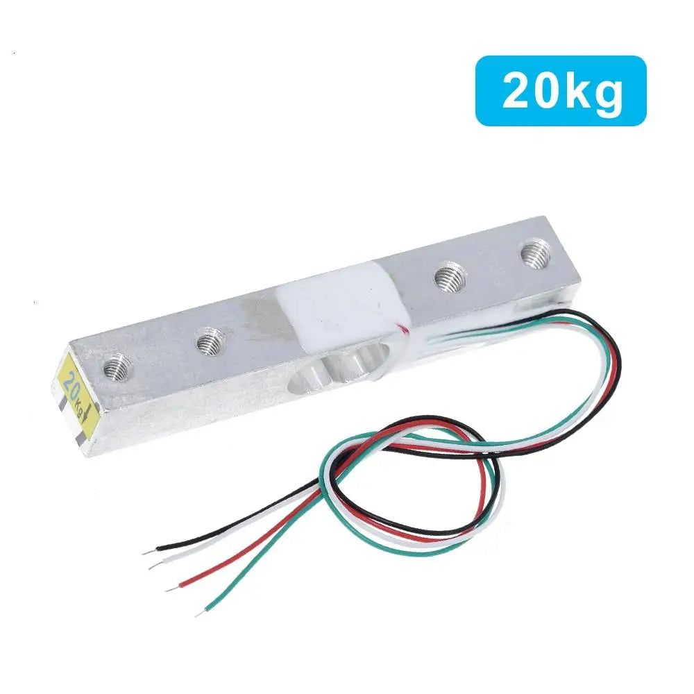 TZT Load Cell 1KG 5KG 10KG 20KG HX711 AD Module Weight Sensor Electronic Scale Aluminum Alloy Weighing Pressure Sensor