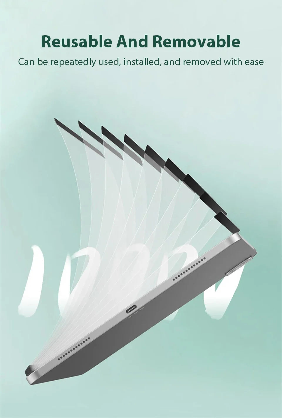 Magnetic Paper Film For Ipad Air 11 M3 M2 5 4 3 2 A16 10 9 10th 9th Generation Pro 13 M4 11th 12.9 Mini 6 7 A17 Screen Protector