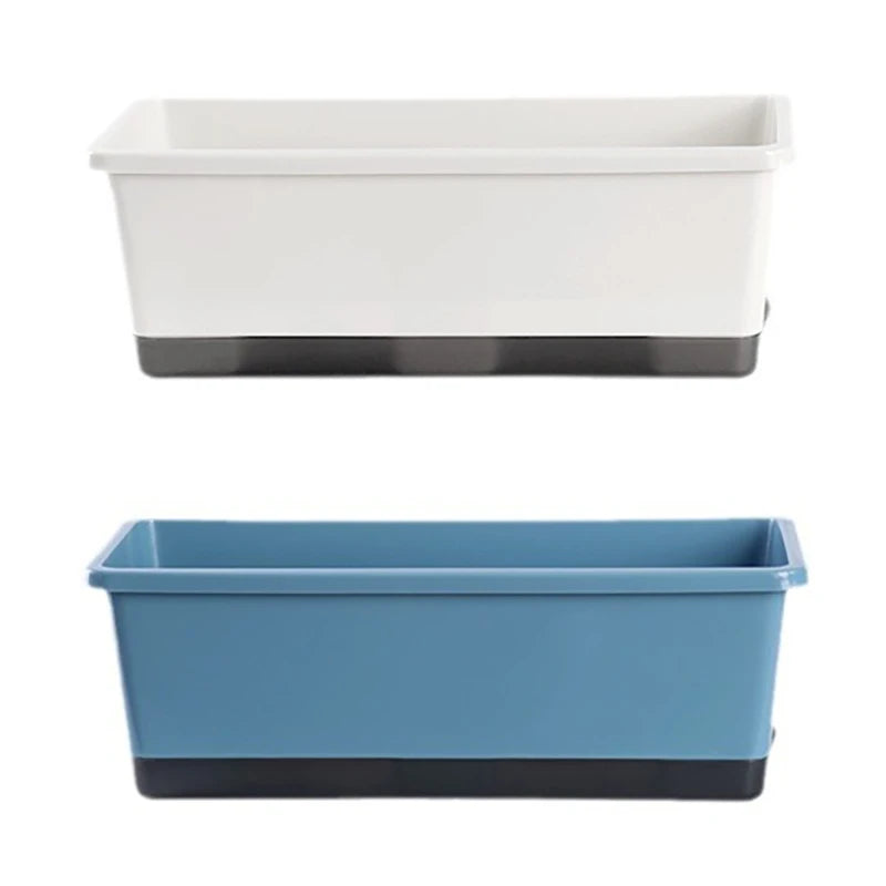 Second Generation Thickened Hollen Pot Self-priming Water Breathable Rectangular Vegetable Pots Home Garden Balcony Planting Box