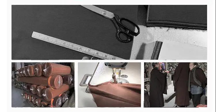 Monk Costume Buddhist Chinese Traditional Clothings Meditation Zen Shaolin Hanfu Clothing Taoism Tibetan Clothes Monk Robe