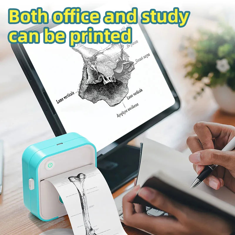 New D5 Label Printer Inkless Thermal Label Maker 12-57mm Paper Adjustable Sticker Pocket Mini Printer for photo