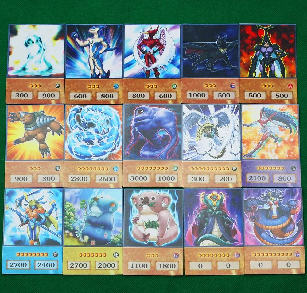 Yu-Gi-Oh Anime Cards Blue Eyes Dark Magician Exodia Obelisk Slifer Ra Yugioh DM 100pcs DIY Card Kids Christmas Gift