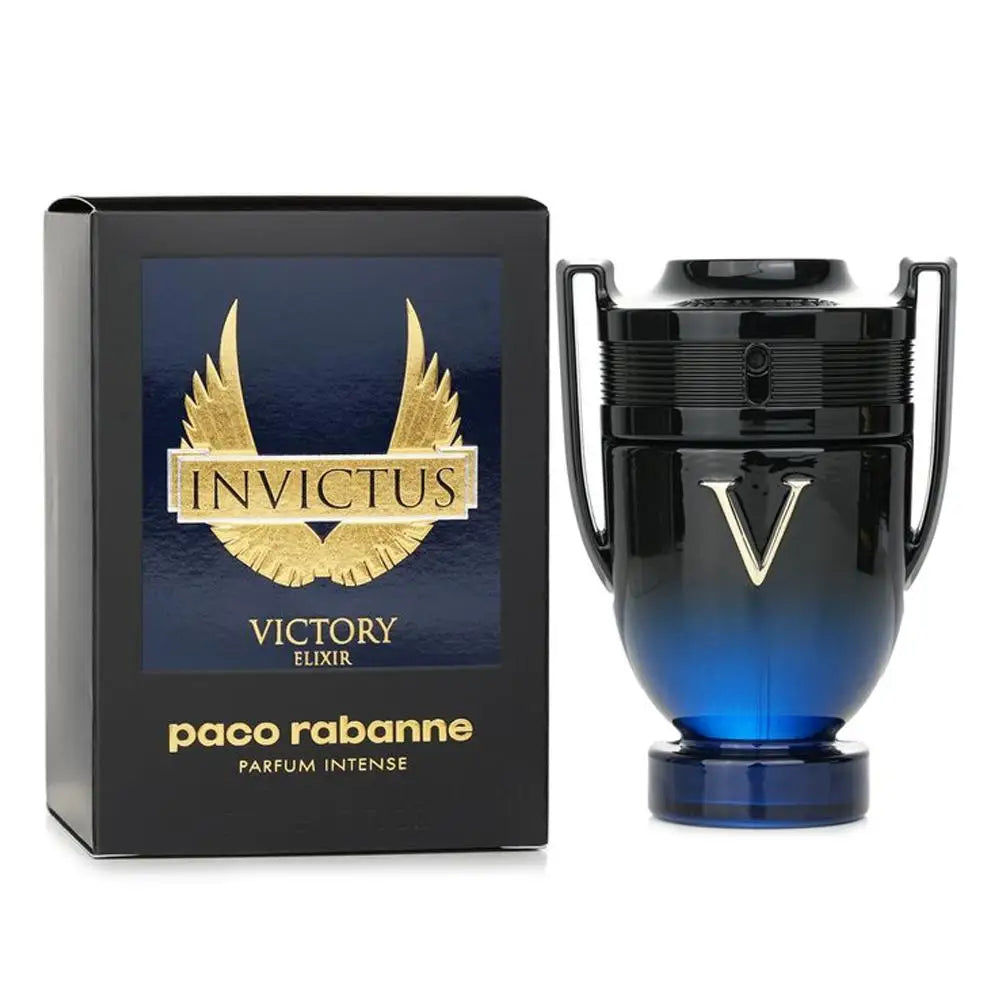 Paco Rabanne Perfume Invictus Eau De Toilette Spray Invictus Victory Elixir 3.4 Oz Parfum Intense Cologne EDP Body Spray