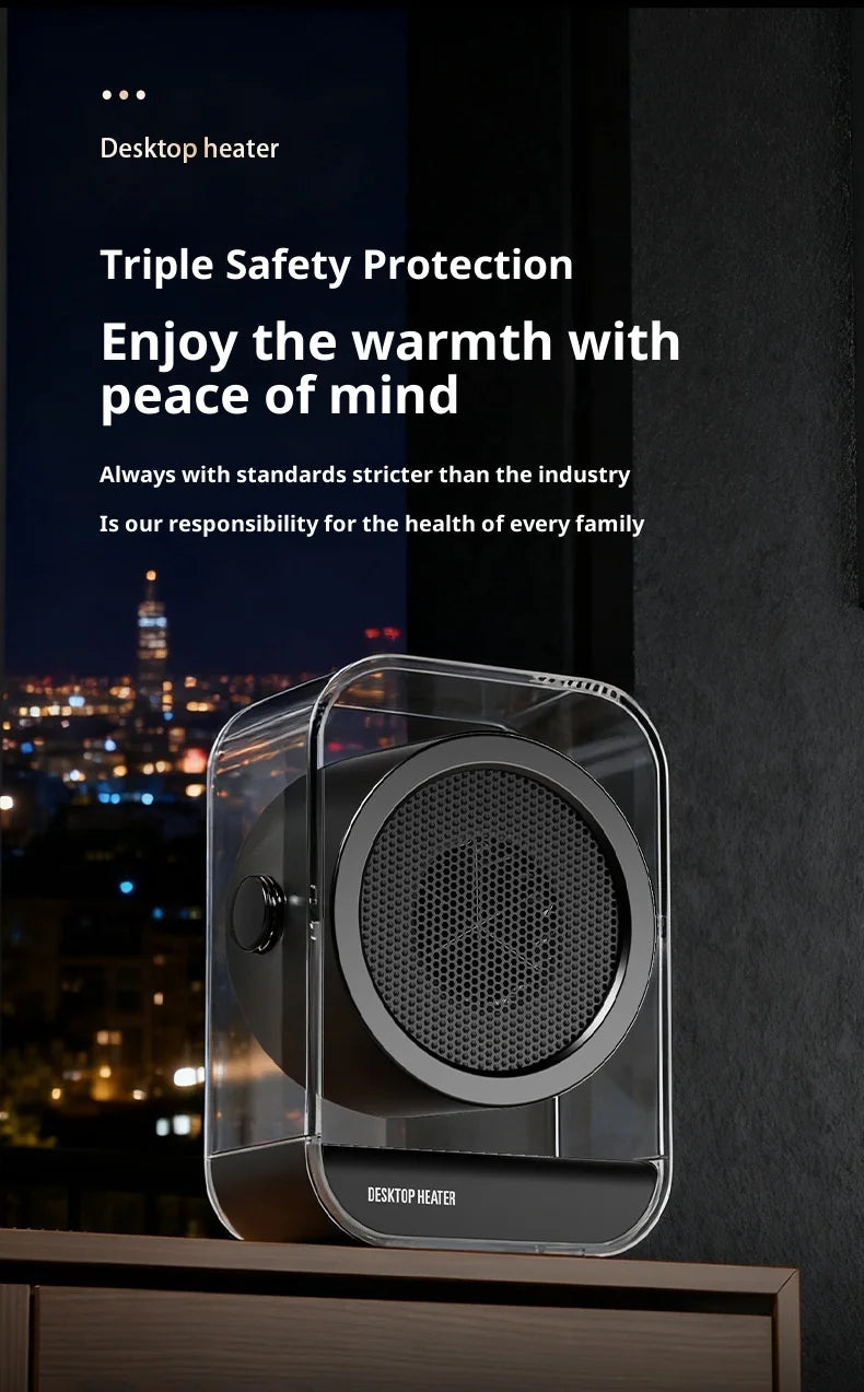 Household heater Desktop heater Desktop Electric Heater  High power office student dormitory electric heater Warm Air Blower