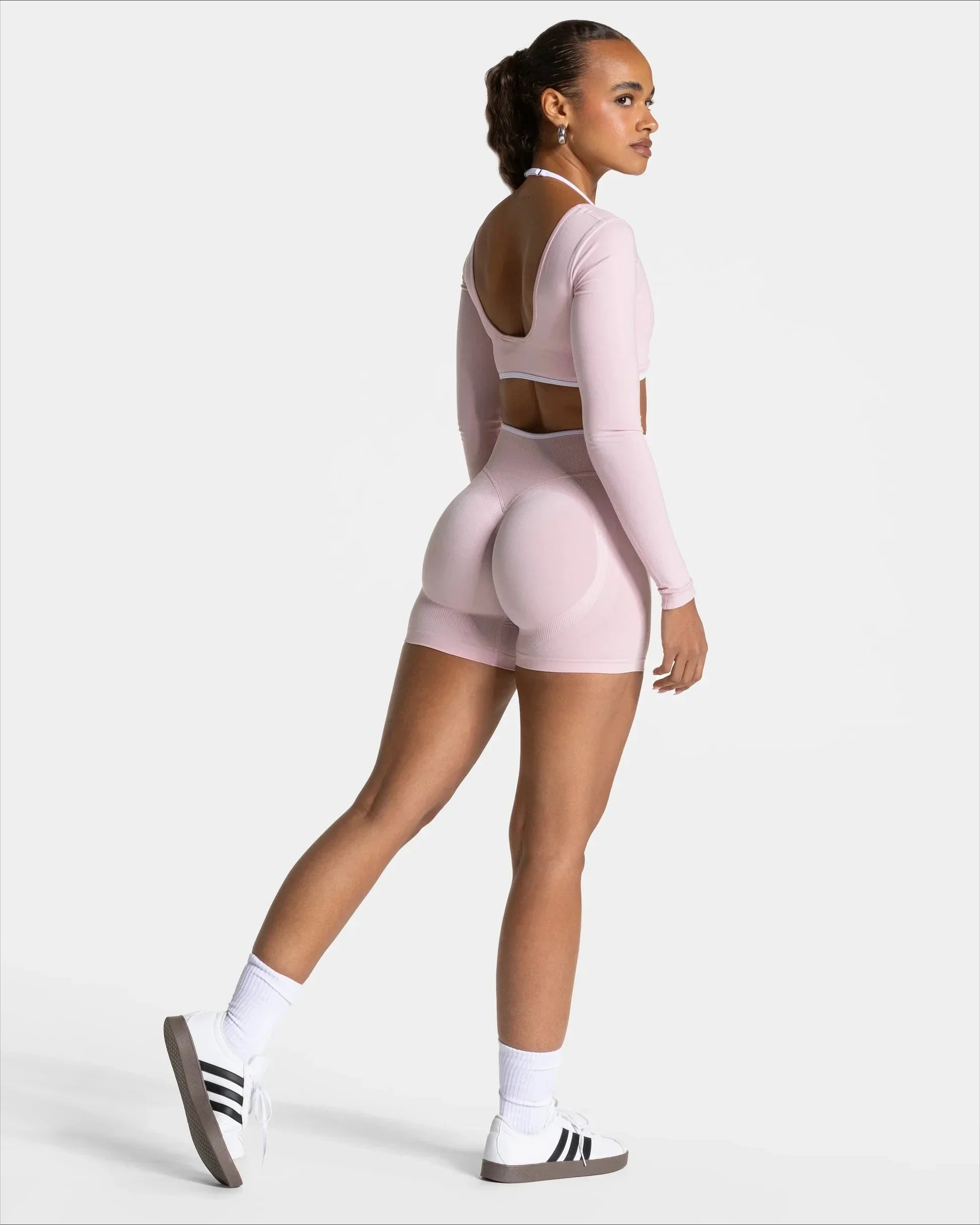 Women White Waist Tight Summer Seamless Sports Shorts High Waist Hip Lifting Yoga Pants Running High Elastic Sport Shorts Female