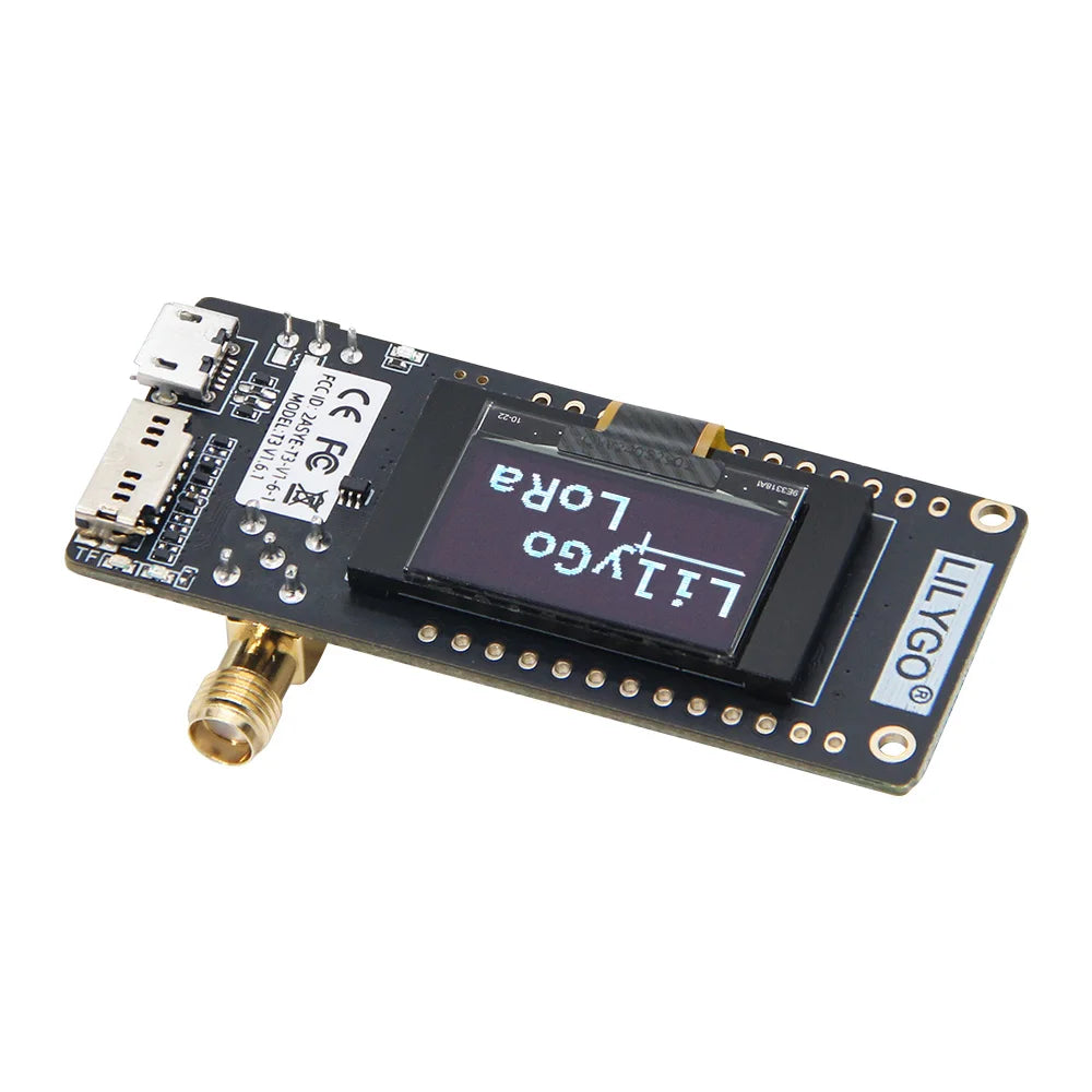 LILYGO® TTGO LoRa32 V2.1_1.6 Version 433/868/915Mhz ESP32 LoRa OLED 0.96 Inch SD Card Bluetooth WIFI Wireless Module ESP-32  SMA