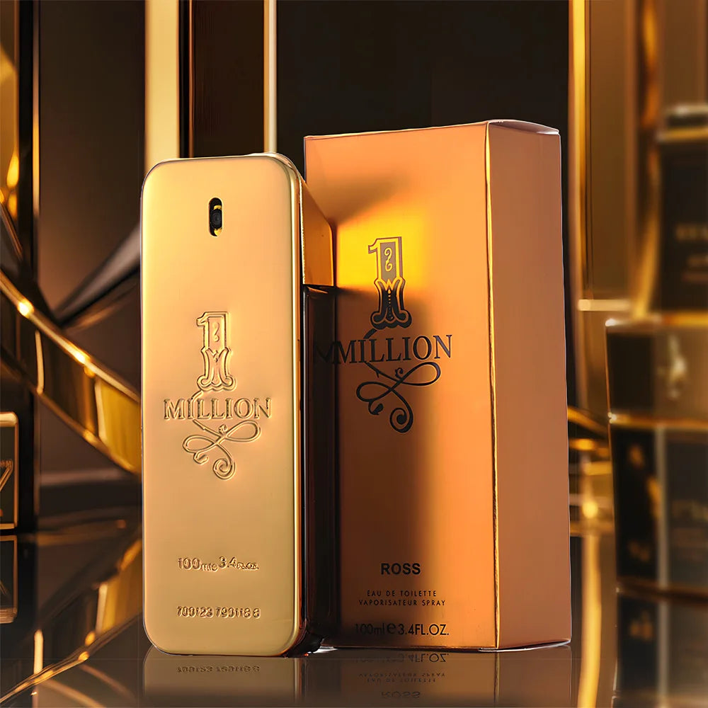 100ml Paco Rabanne Million Gold Hombre Parfum Mature Masculinity for Men Taste Strong Spicy Pheromone Cologne Body Spray