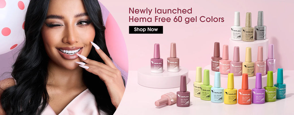 Venalisa Long Wear Top Coat Tempered Top Coat Peel Off Base Coat Color Nail Gel Polish Beautiful Semi Permanent Nail Gel Enamel