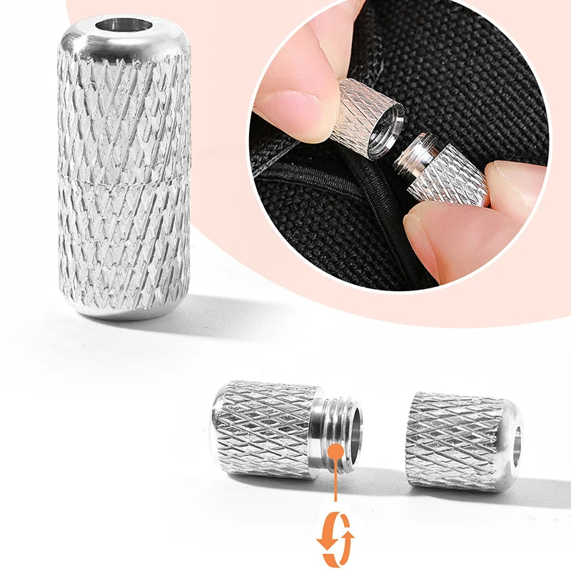 No Tie Shoe Laces Threaded Button Black White Fashion Without Ties Elastic Laces Sneaker Kids Adult