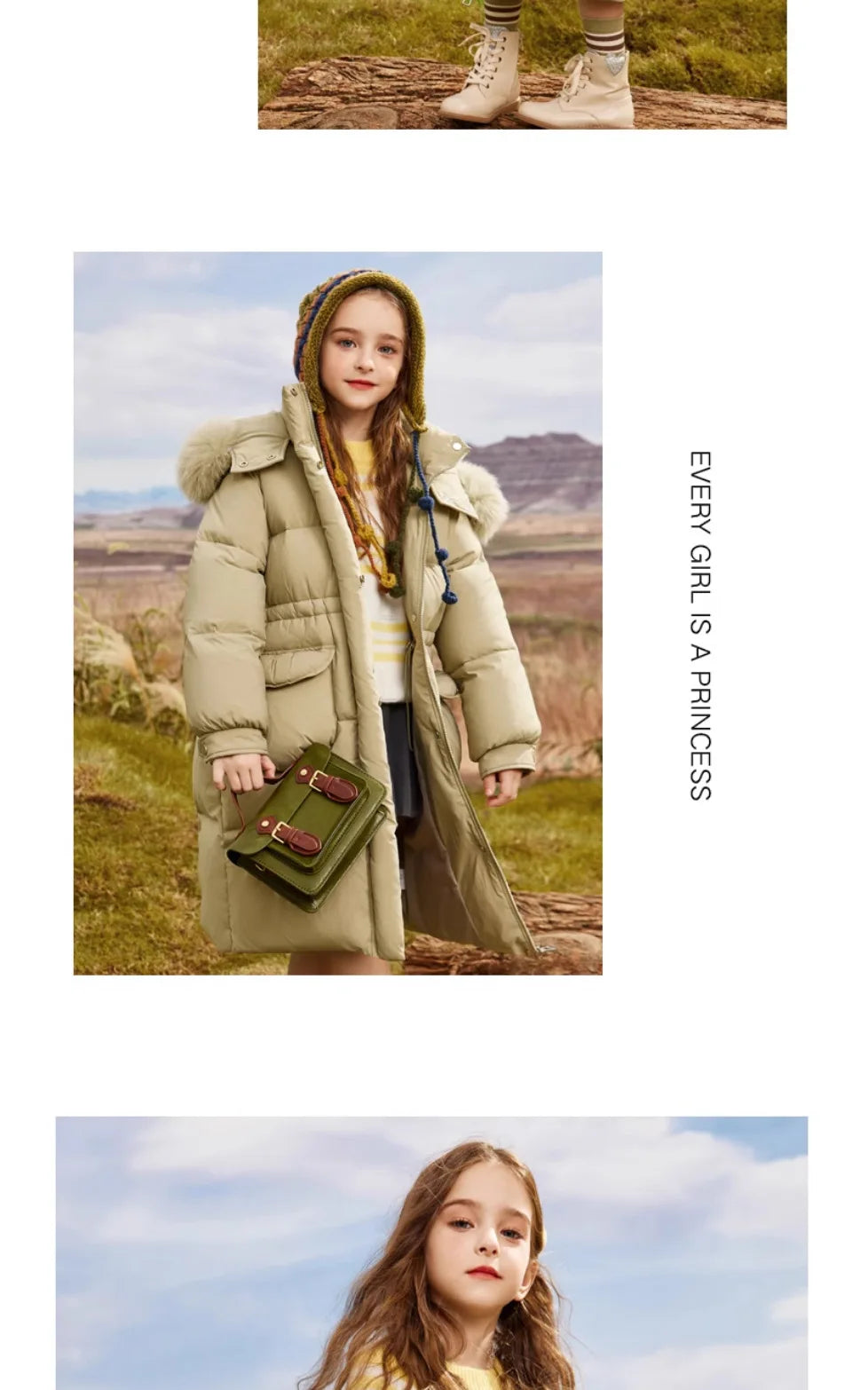 2025 New Winter Clothing for Girls Down Cotton Jacket for Children Cotton Jacket for Children Warm and Fashion Thick Coat