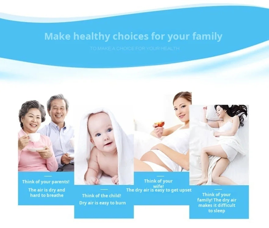 Household bedroom humidifier double spray large mist volume atomizing moisturizing Diffuser Ultrasonic Mini Aroma Air Purifier