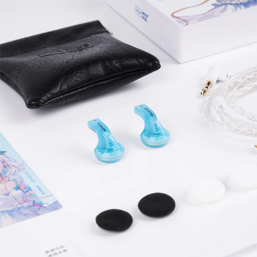 NICEHCK YDX Earbud HiFi Wired Microphone Earphone 14.8mm Dynamic Driver Music Headset With 2Pin Silver Plated OCC Mixed Cable