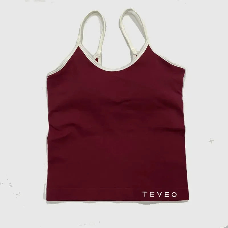 TEV Women's Sports Yoga Shorts Fitness Cycling Elastic Sports Pants Ignite Sculpt Scrunch Short Yoga Bra Set leggings