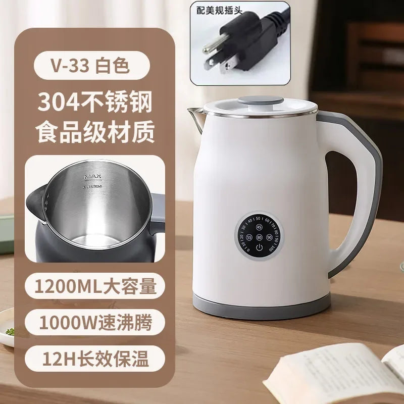 110V/220V Electric Kettle Smart Home Appliance for USA Japan Canada with Keep Warm Function AH