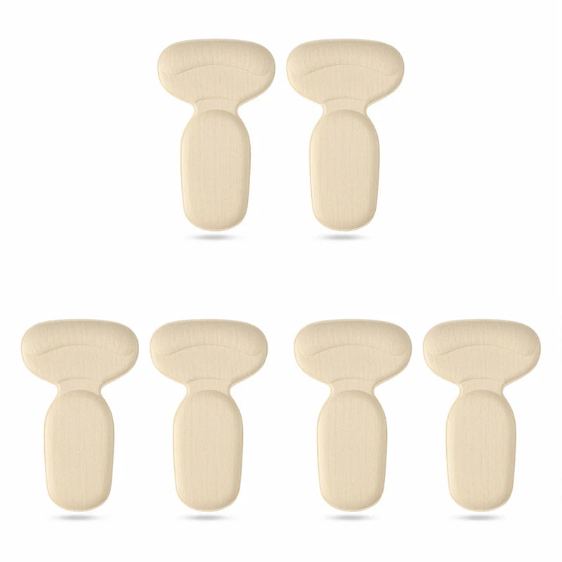 3/6Pairs Heel Pad With Insoles Attached To The Heel, Memory Foam Insoles High Heels, Anti-Wear Shoe Heel Pads