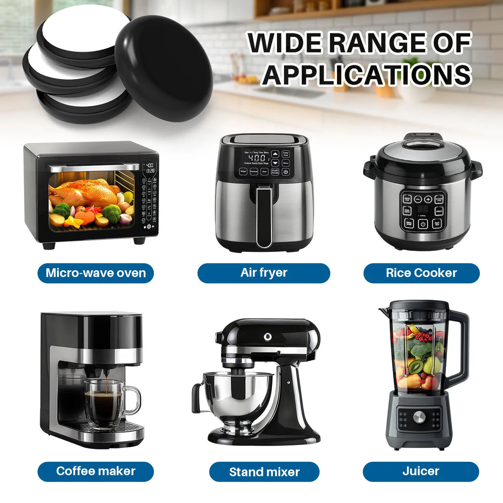 Appliance Slider, 24Pcs Appliance Sliders for Kitchen Appliances, Small Appliance Slider for Most Countertop