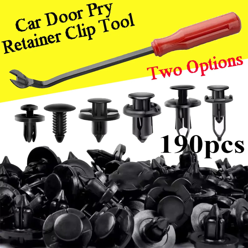 Car Retainer Clips Plastic Fasteners Kit 6 Size Auto Push Pin Rivets Set Body Bumper Push Rivet Clips ﻿