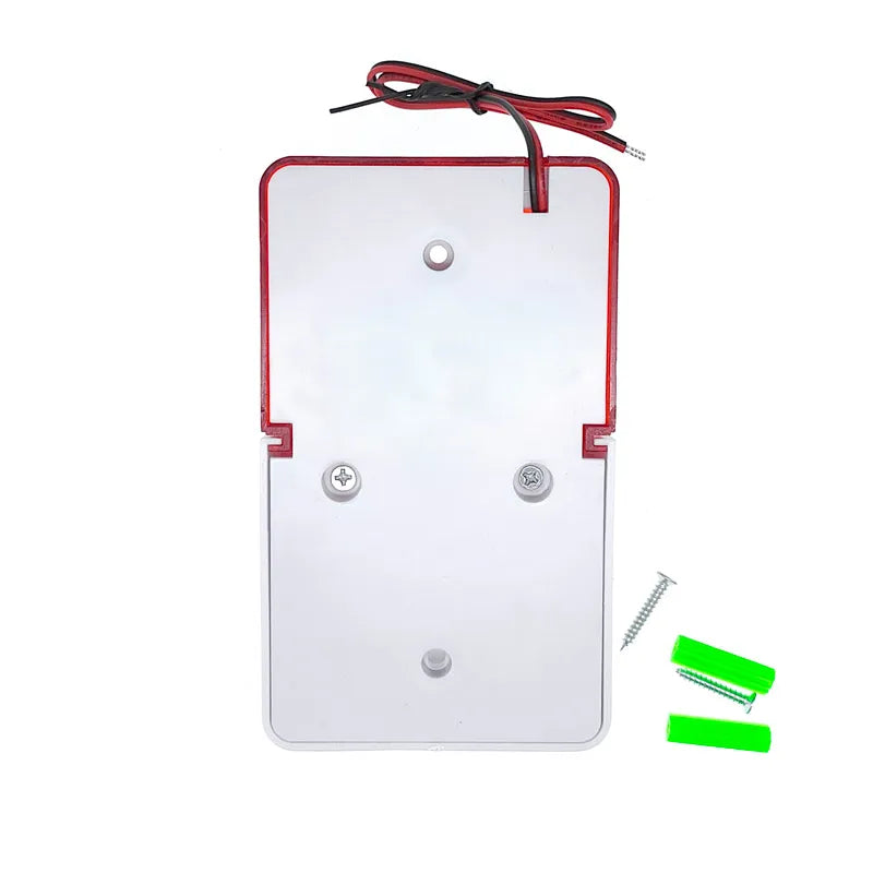 HH-103 Mini strobe siren indicator light sound alarm lamp flashing light wired red 12V 24V 220V 110DB