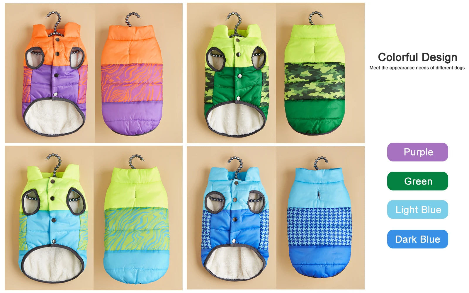 Winter Pet Coat Clothes for Dogs Winter Clothing Warm Dog Clothes for Small Dogs Christmas Big Dog Coat Winter Clothes Chihuahua