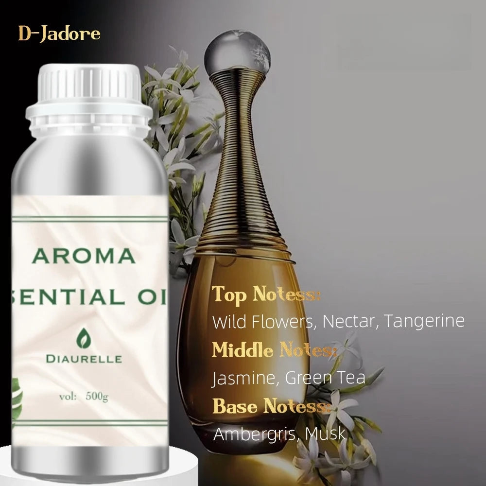 Aroma Diffuser Perfume Fragrance Oil Pure Scented Air Freshener Scent Diffusers Diaurelle 500ML Essential Oil Diffuser Natural