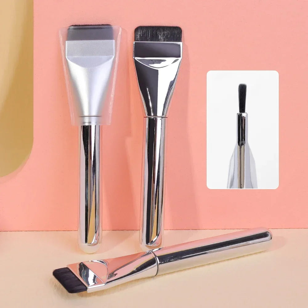 Ultra Thin Foundation Makeup Brushes 20PCS Soft Lightweight and Flat Face Contouring Shadow Brush Blending Mask Cosmetic Tools