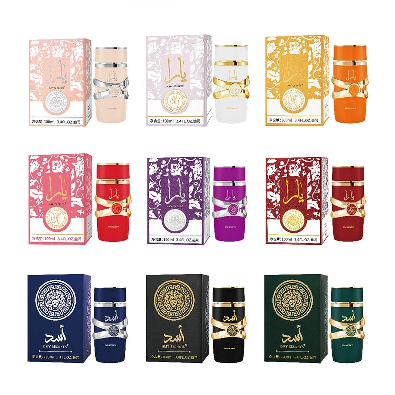 Brand Arabian Perfume For Women Luxury Unisex Last Fragrance Essential Oil Dubai Eau De Toilette Date Parfum Home Furnishings