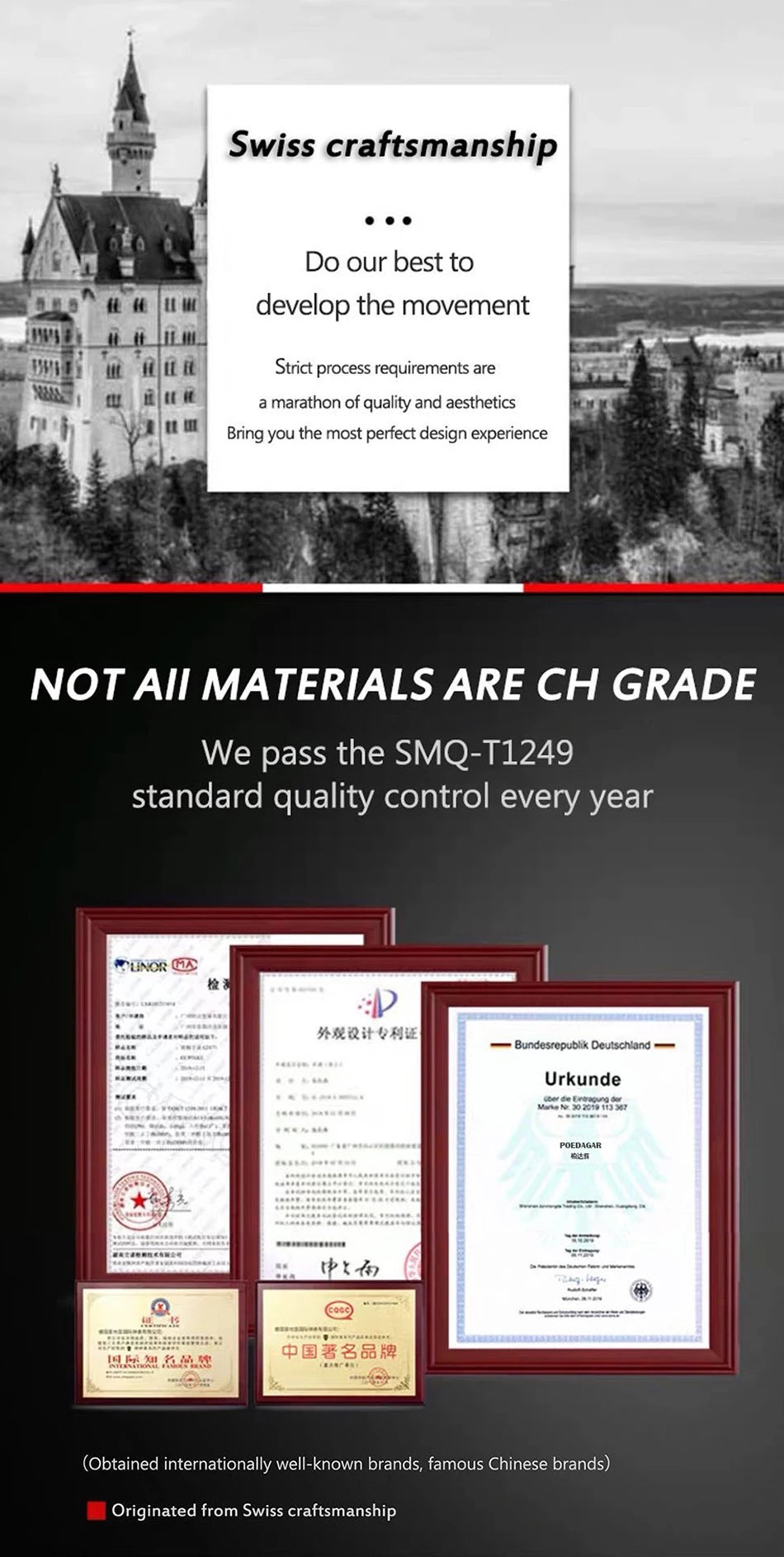 PENGAGAR Luxury Square Sport Man Wristwatch Waterproof Luminous Chronograph Quartz Men's Watches Stainless Steel Men Watch Reloj