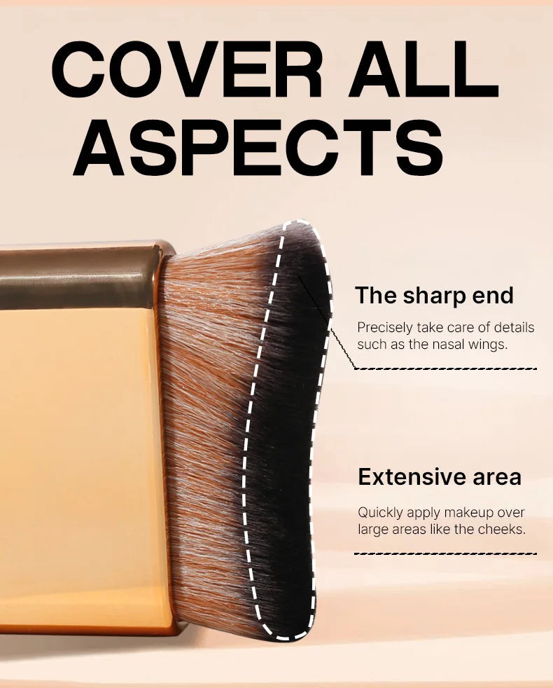 Makeup Brush for Contouring Tanning Liquid Foundation Cream Blush Soft Bristle Multi-purpose Makeup Tool for Days