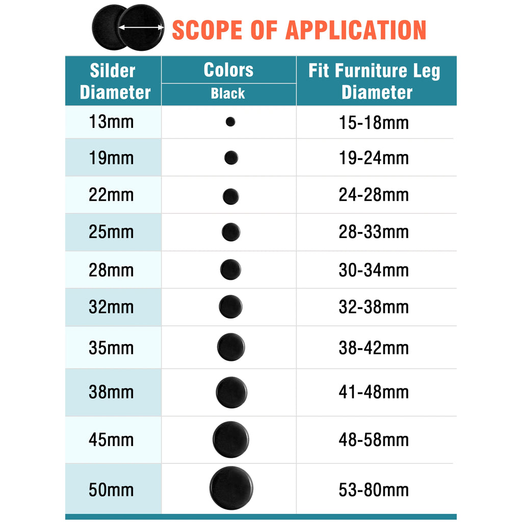 Appliance Slider, 24Pcs Appliance Sliders for Kitchen Appliances, Small Appliance Slider for Most Countertop