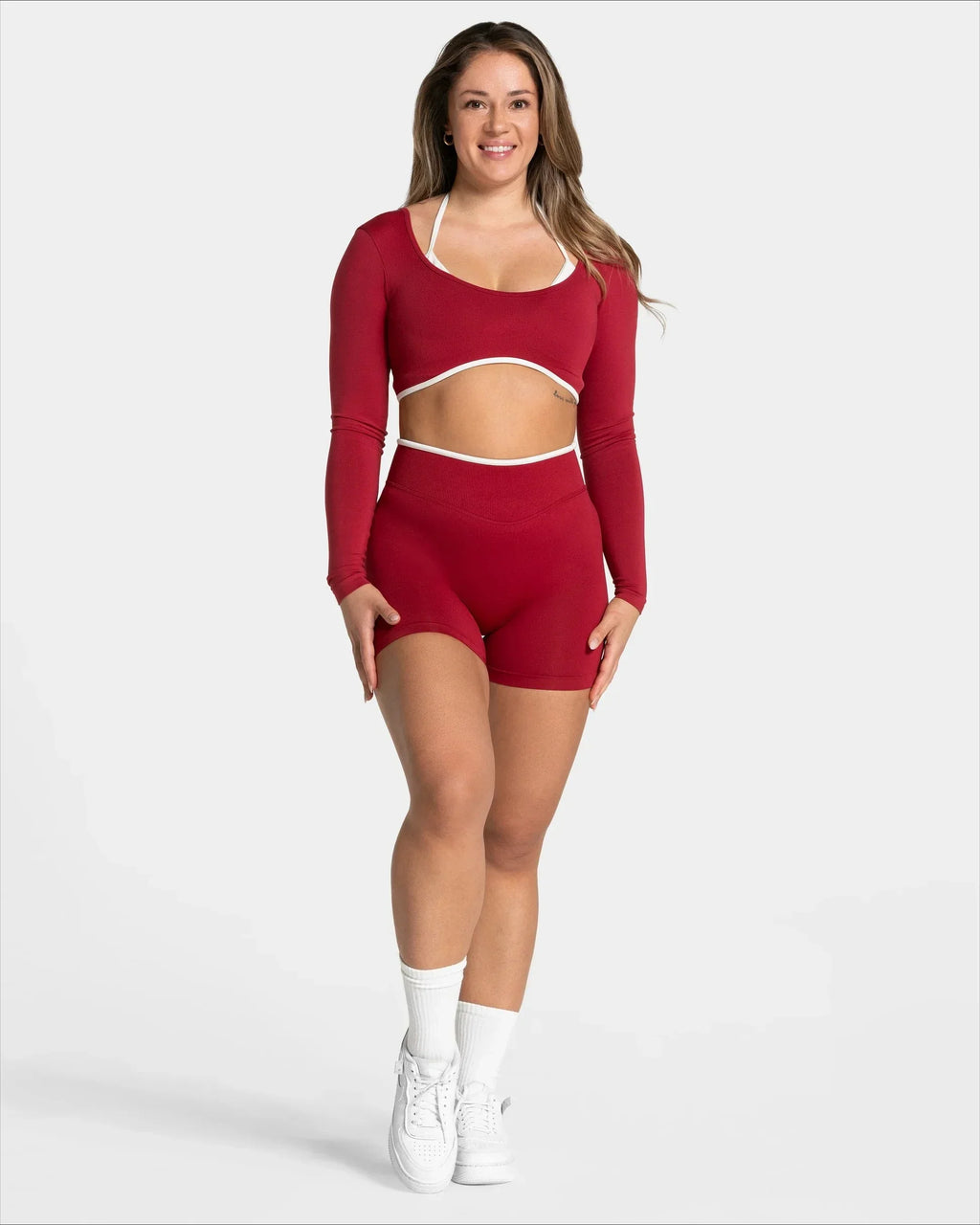 Women White Waist Tight Summer Seamless Sports Shorts High Waist Hip Lifting Yoga Pants Running High Elastic Sport Shorts Female