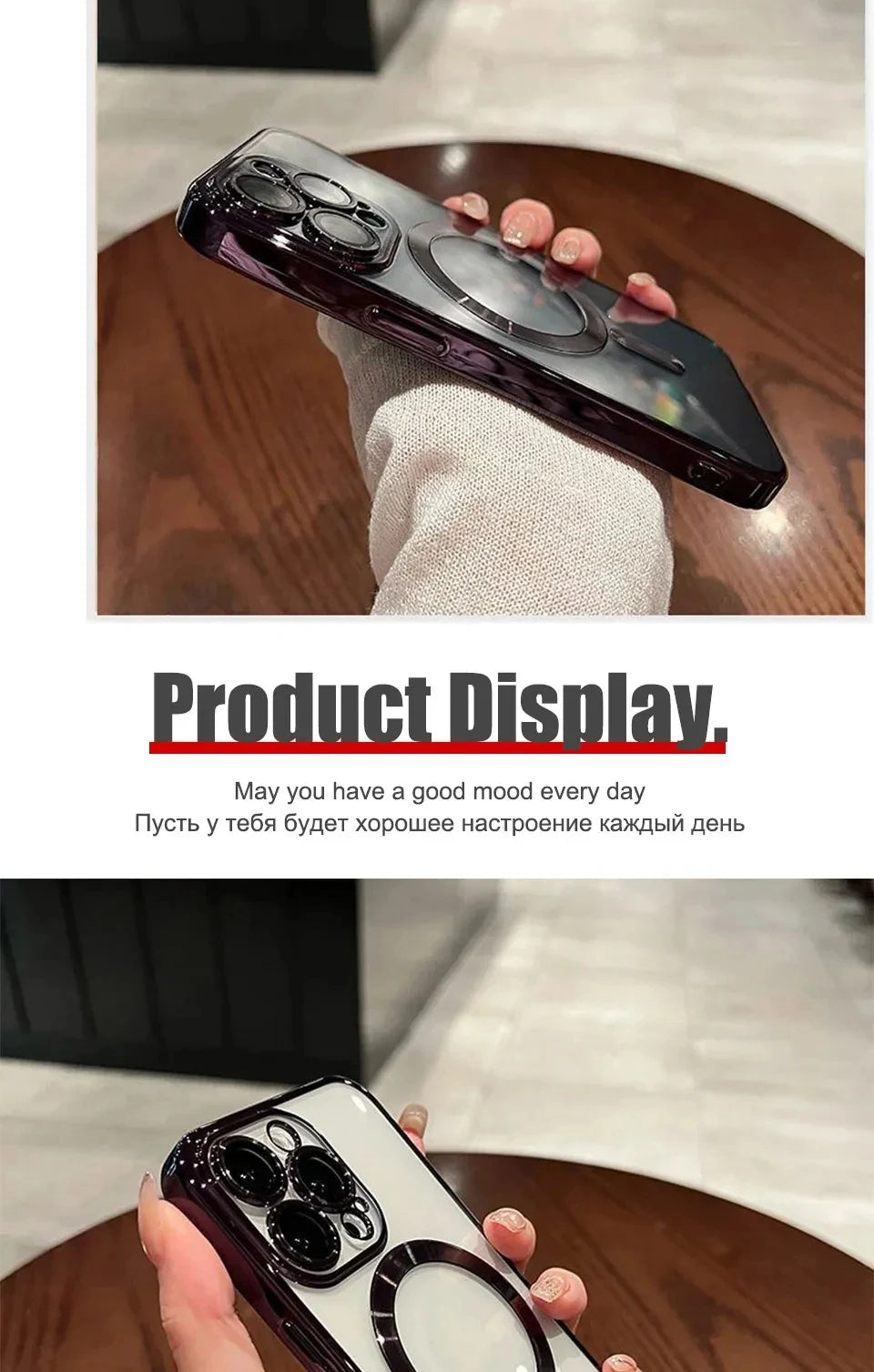 Plating Soft TPU Full Lens Protect Case for iPhone 13 14 12 11 15 Pro Max Plus Magsafe Magnetic Phone Case Wireless Charge Cover