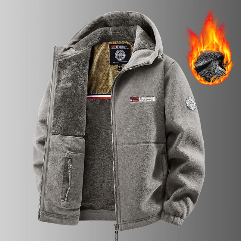 Men US Military Winter Thermal Fleece Tactical Jacket Outdoors Sports Hooded Coat Militar Softshell Hiking Outdoor Army Jackets