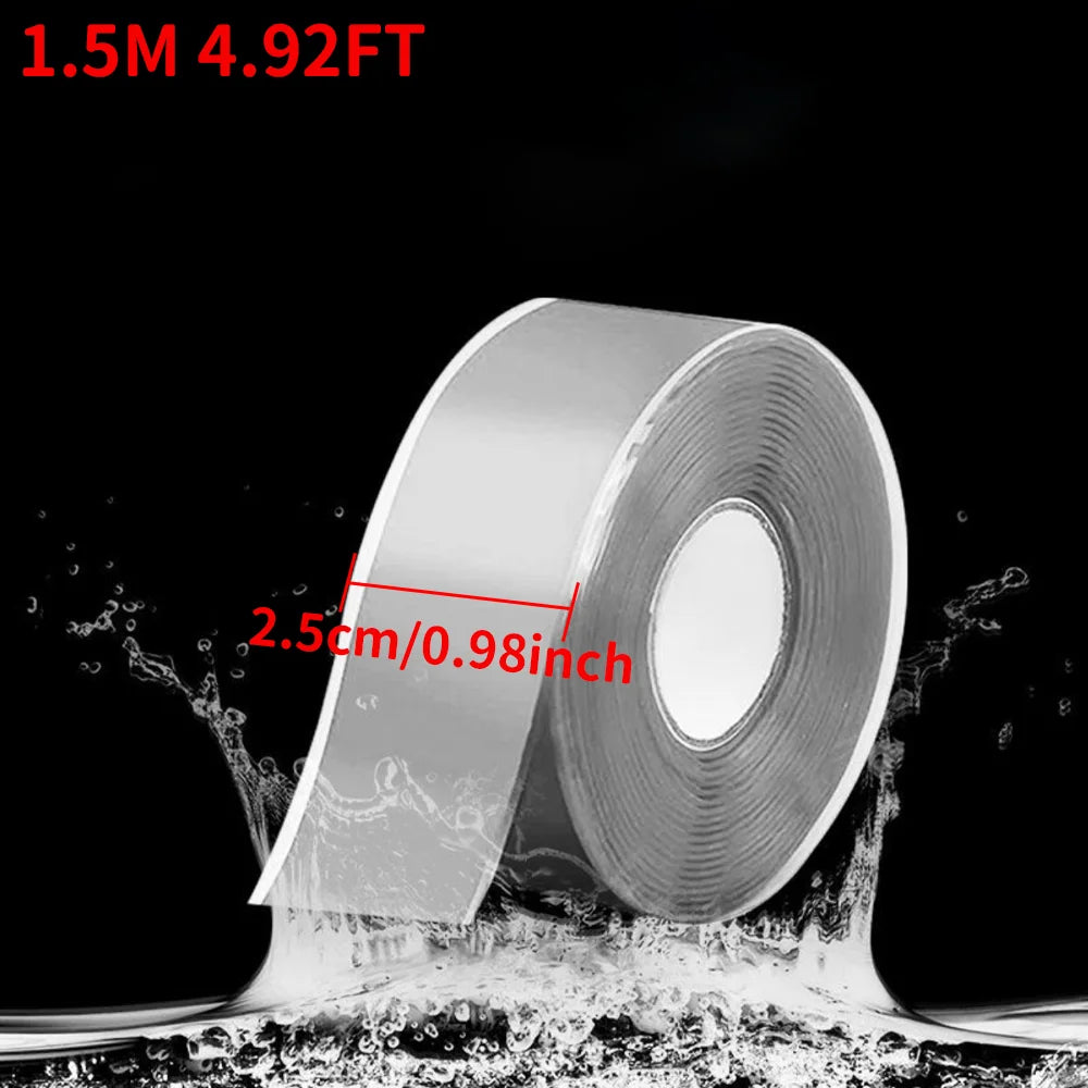 Insulating pipe tape with super waterproof, leak-stopping, sealing and repair performance is suitable for silicone kitchens