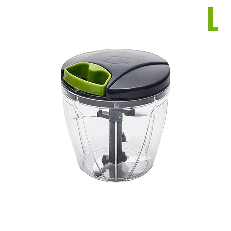 Multi Meat Mincer Garlic Chopper Onion Cutter Rotate Home Kitchen Garlic Hand Pull Blender Vegetable Crusher Cooking Tools