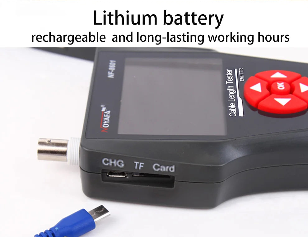 Original Noyafa NF-8601W Multifunction Network Cable Tester RJ45 RJ11 BNC POE PING Crosstalk Test Network Wire Cable Tracker