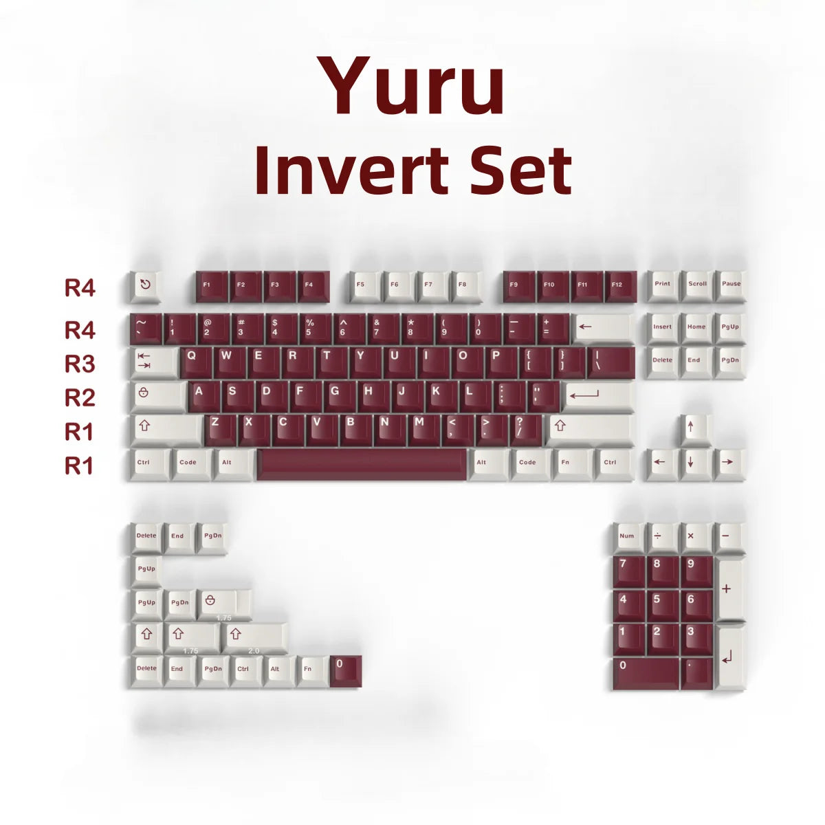 GMK Clone 253 Keys Big Set Double Shot Keycaps Cherry Profile Yuru Wavez Artic For Mechanical Gaming Keyboard MX Blue Switch