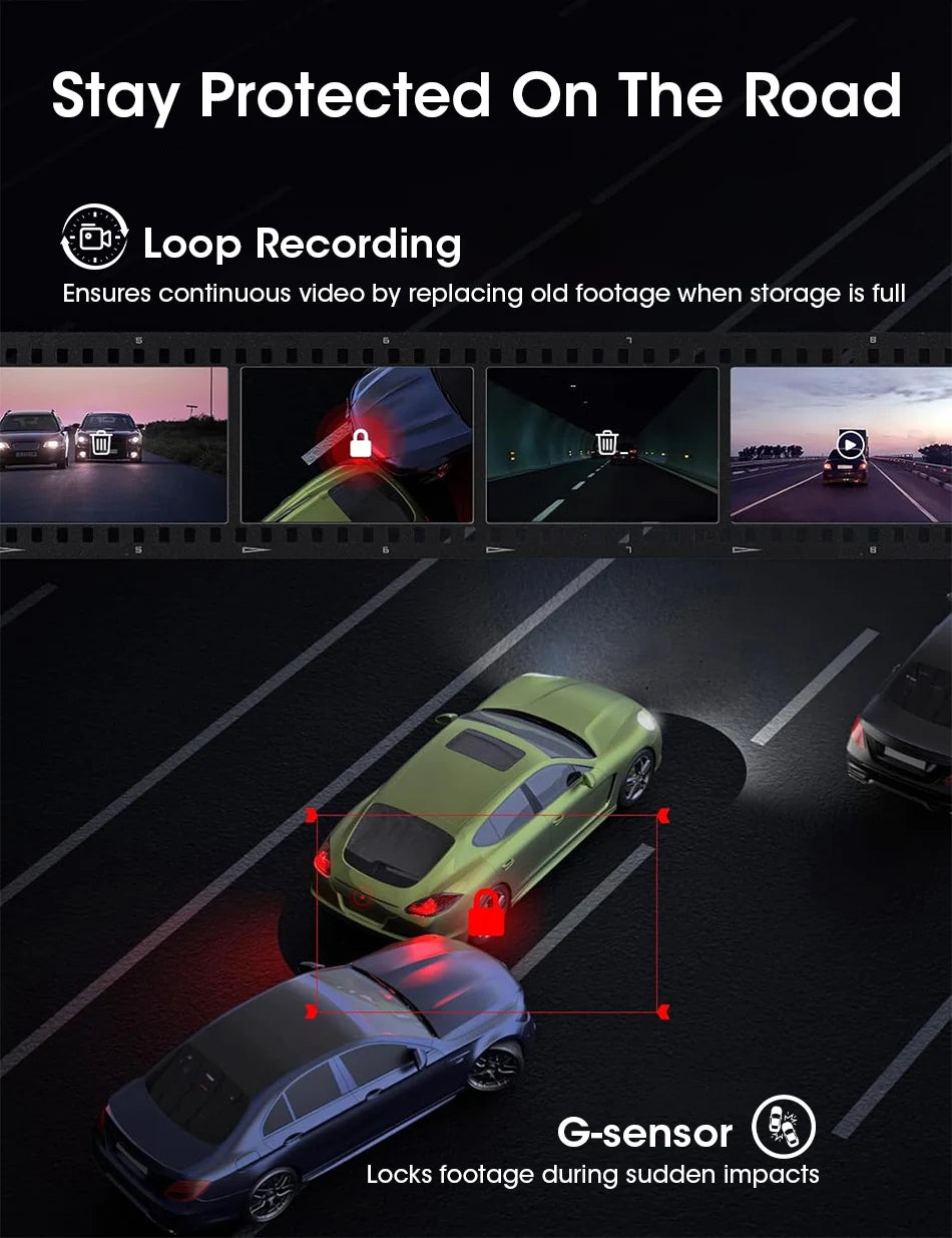 Develuck NEW 11.26 inch 4K DVR Wireless CarPlay and Android Auto Portable Dash Cam Car Screen Video Recorder 5G WIFI Navigation